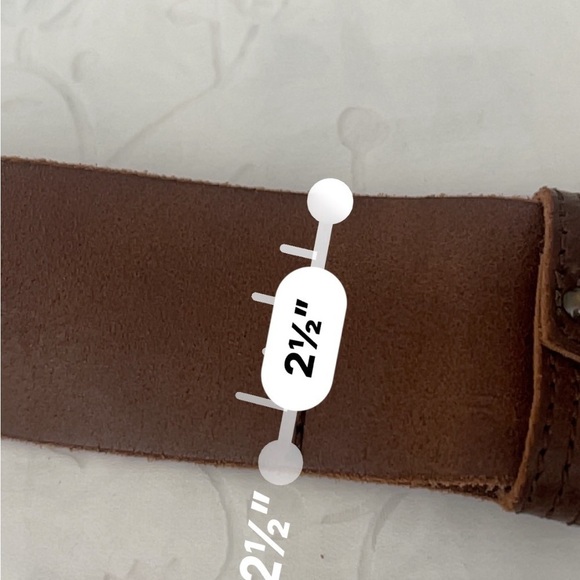 1937 accessories size S genuine leather made in USA Y2K chunky - Picture 7 of 10